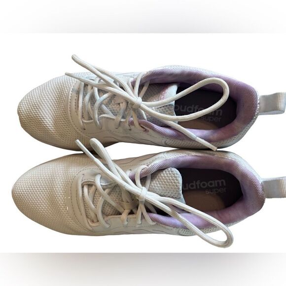 Adidas Women's White/Purple QT Racer 2.0 Running Shoes Size 7.5” - Picture 5 of 8